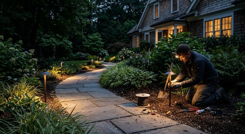 Landscape Lighting Repair in Olathe, KS