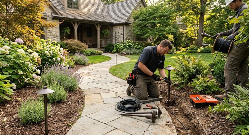 Pathway Lights Installation in Kansas City, MO