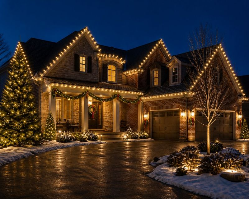 Seasonal Lights Installation in Alpharetta, GA