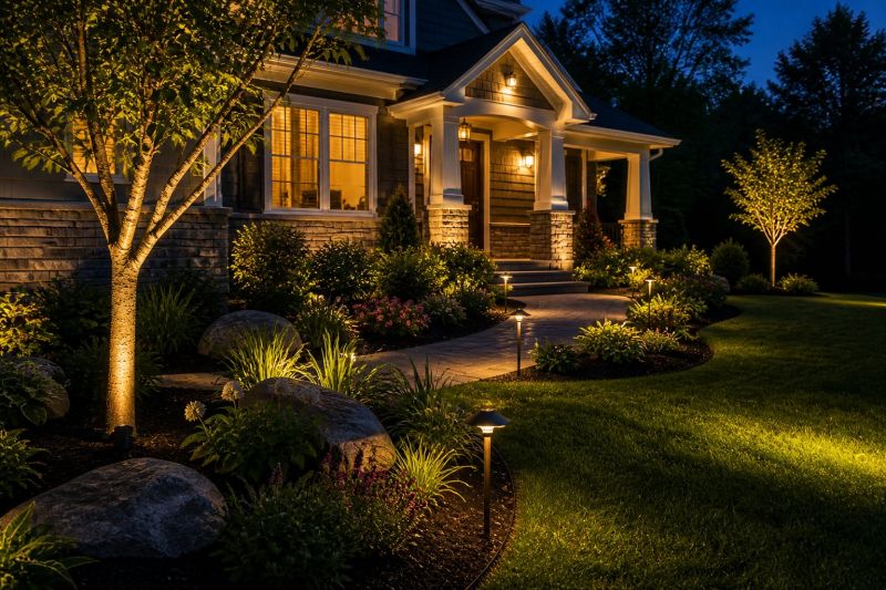 Sidewalk Lighting Installation in Orem, UT